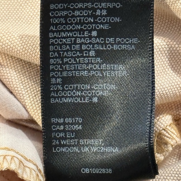 BDG Urban Outfitters Khaki Tan Canvas Paper Bag High Rise 2” Womens Shorts Large - Picture 8 of 12